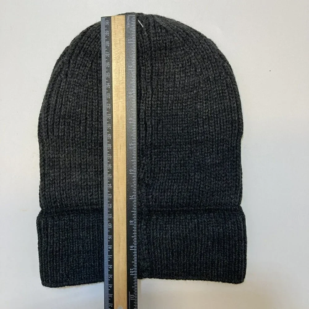 Frye & Co. NWT Cable Knit Beanie w/Cuff  Black Hat‎ Cap-OSFM-MSRP-$28